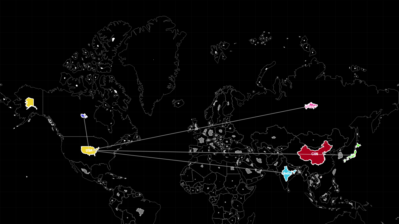 Electricity Generation by Country map preview with selected comparison countries.